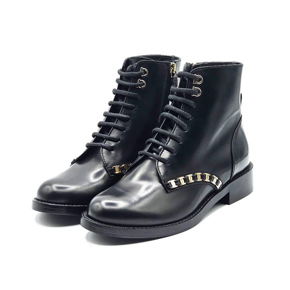 SALVATORE FERRAGAMO THEODORE COMBAT BOOTS - Picture 2 of 5